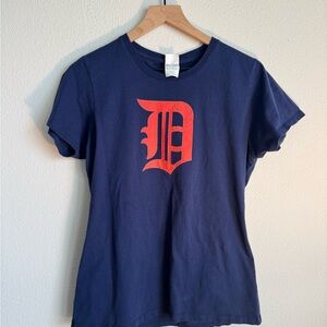 Navy Blue Detroit Tigers Tee